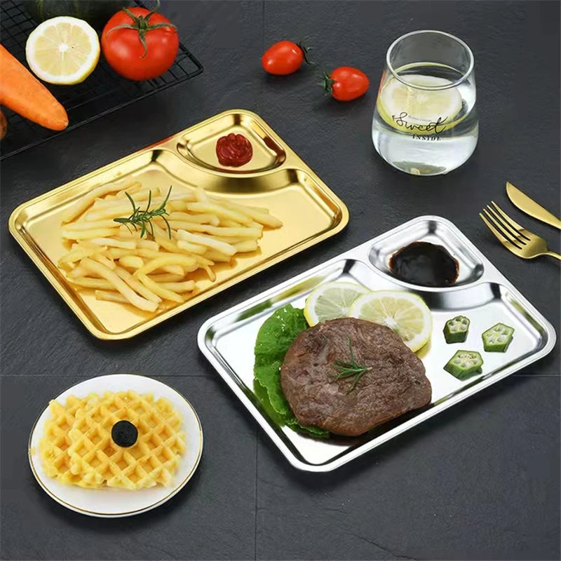 Stainless Sauce & Snack Plate