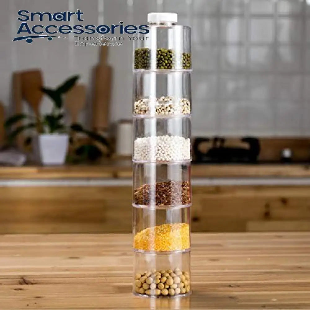 6 Bottle Stackable Spice Tower