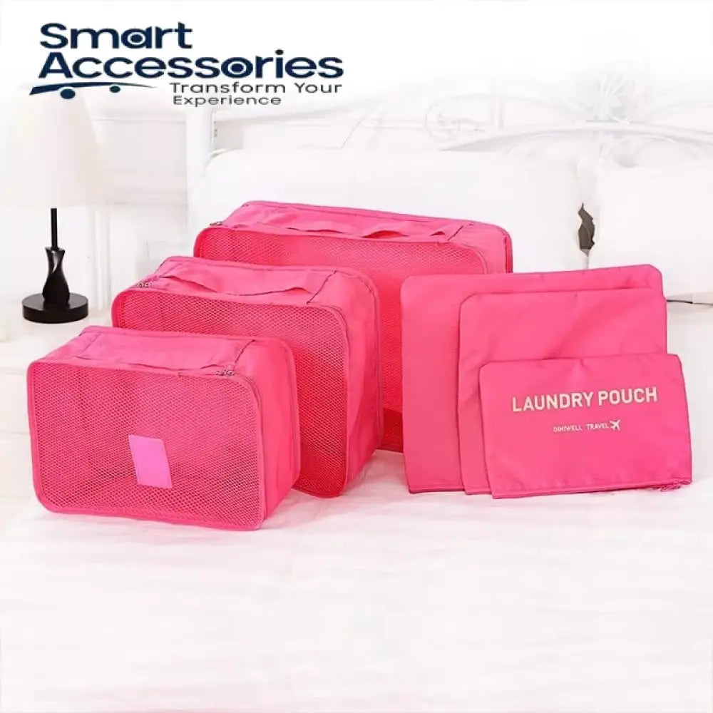 6 Pcs Travel Packing Organizer