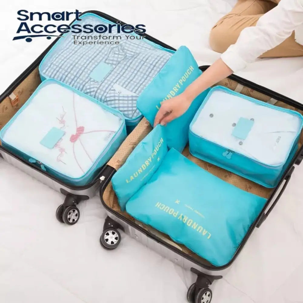 6 Pcs Travel Packing Organizer