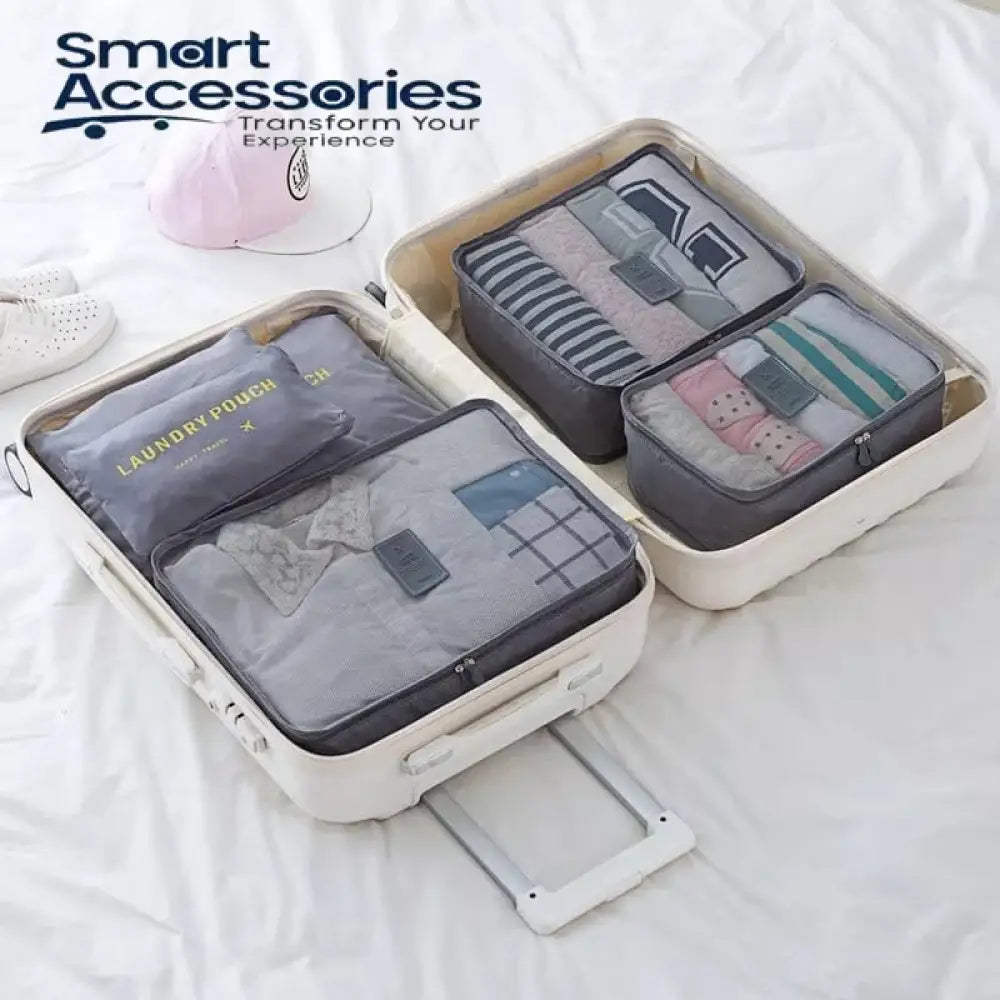 6 Pcs Travel Packing Organizer