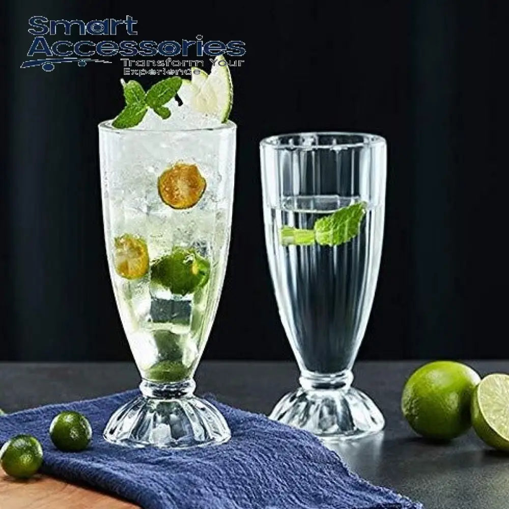 6 Piece Cocktail Tumbler Glass Set