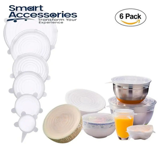 6 Pieces Silicon Lids