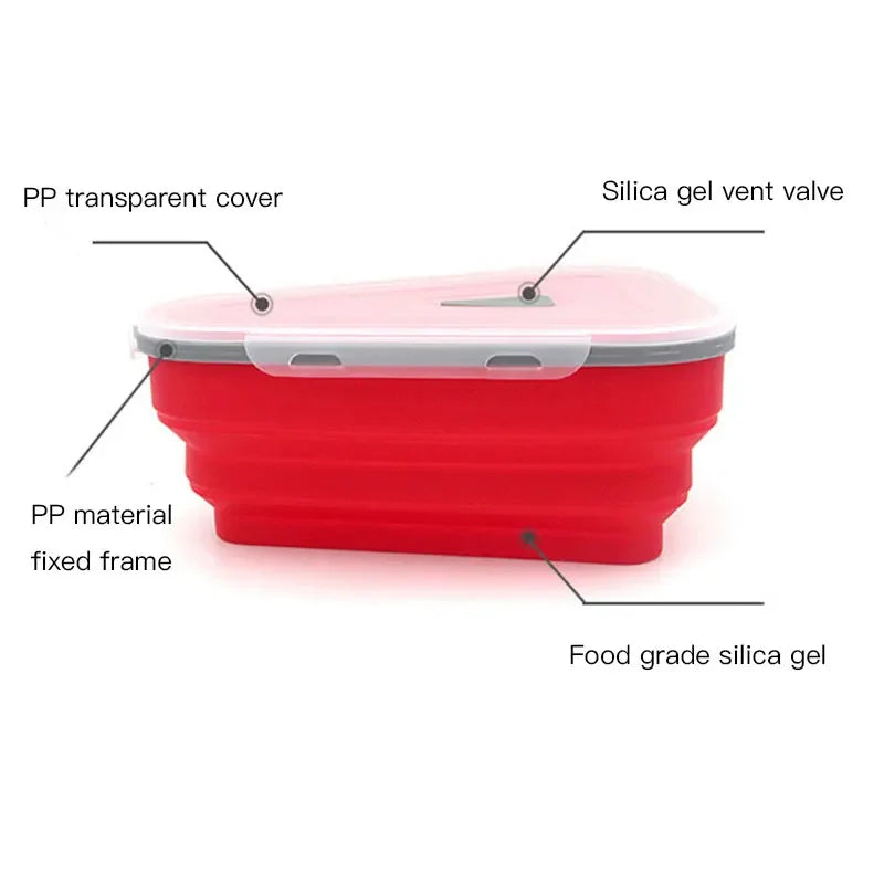 Reusable Pizza Storage Box with 5 Trays – Kitchen Organizer