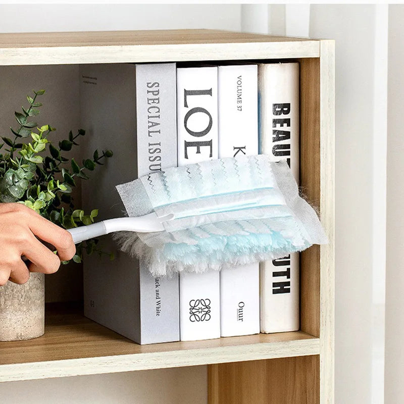 FluffyClean Electrostatic Disposable Duster – Multi-Surface Dust Cleaner