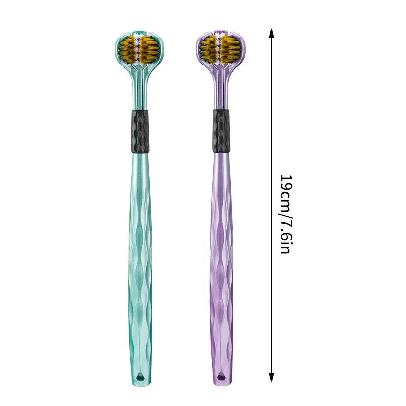 360° Triple Clean Toothbrush (2PCS Pack)
