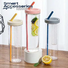 700Ml Fruit Infuser Water Bottle Portable Sports Lemon Juice