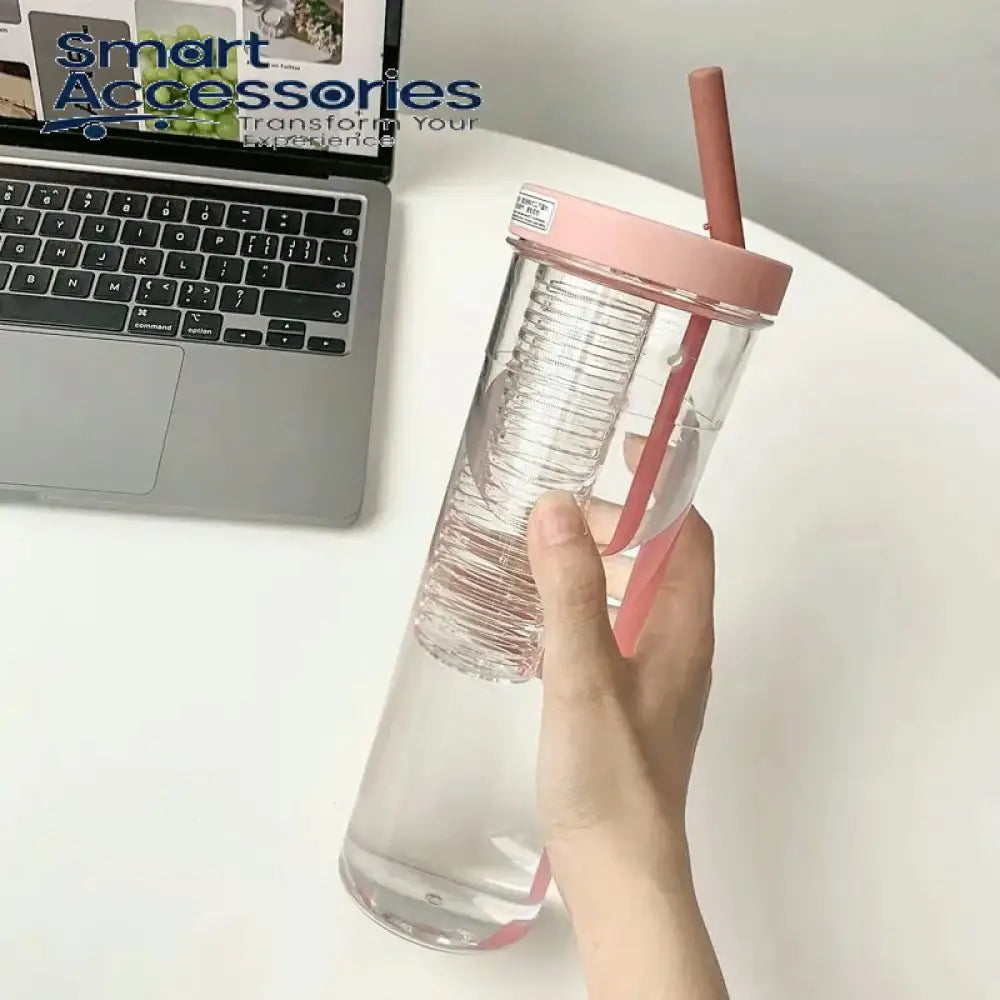 700Ml Fruit Infuser Water Bottle Portable Sports Lemon Juice