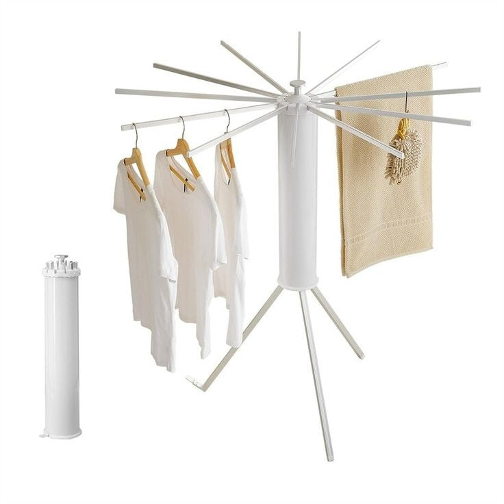 360-Degree Rotating Clothes Drying Rack