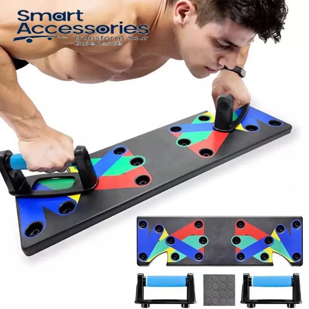 Power Rack Push Up 9 in 1 Body Building Push Up Rack for Men and Women, Workout Board Exe ...