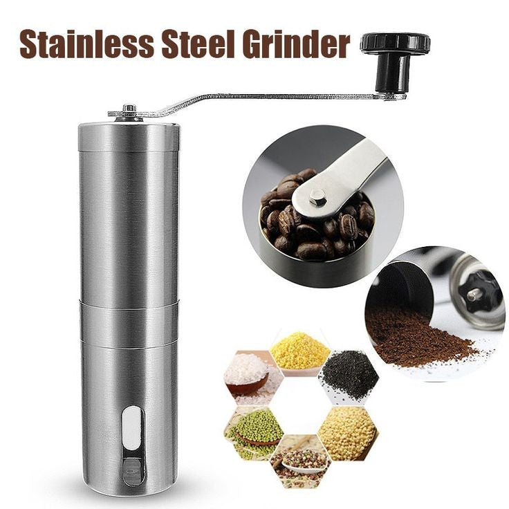 Manual Stainless Steel Coffee Grinder