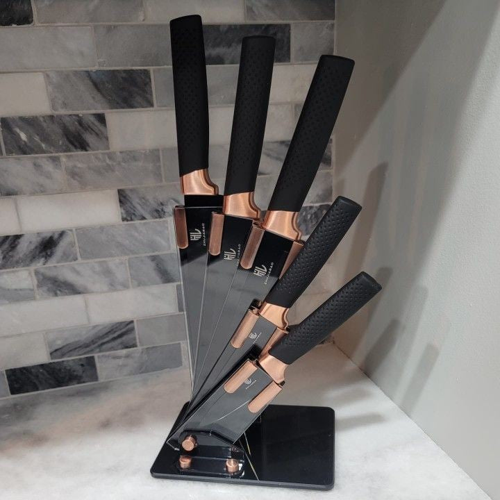 6Pcs Knife Set With Stand