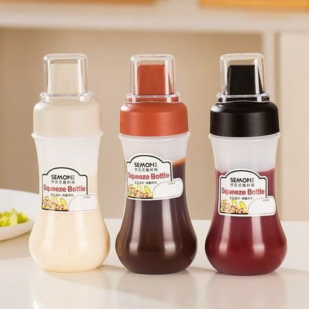 Squeeze Sauce Bottle Four Hole