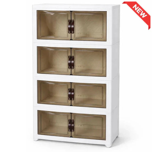 Storium Stackable Storage Cupboard 4-Layer