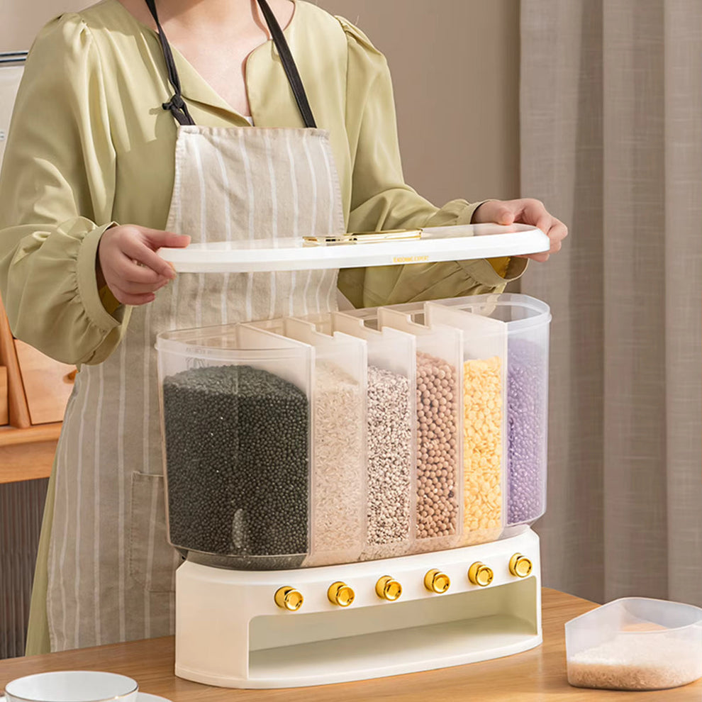 WALL MOUNTED 10KG SEALED RICE CONTAINER