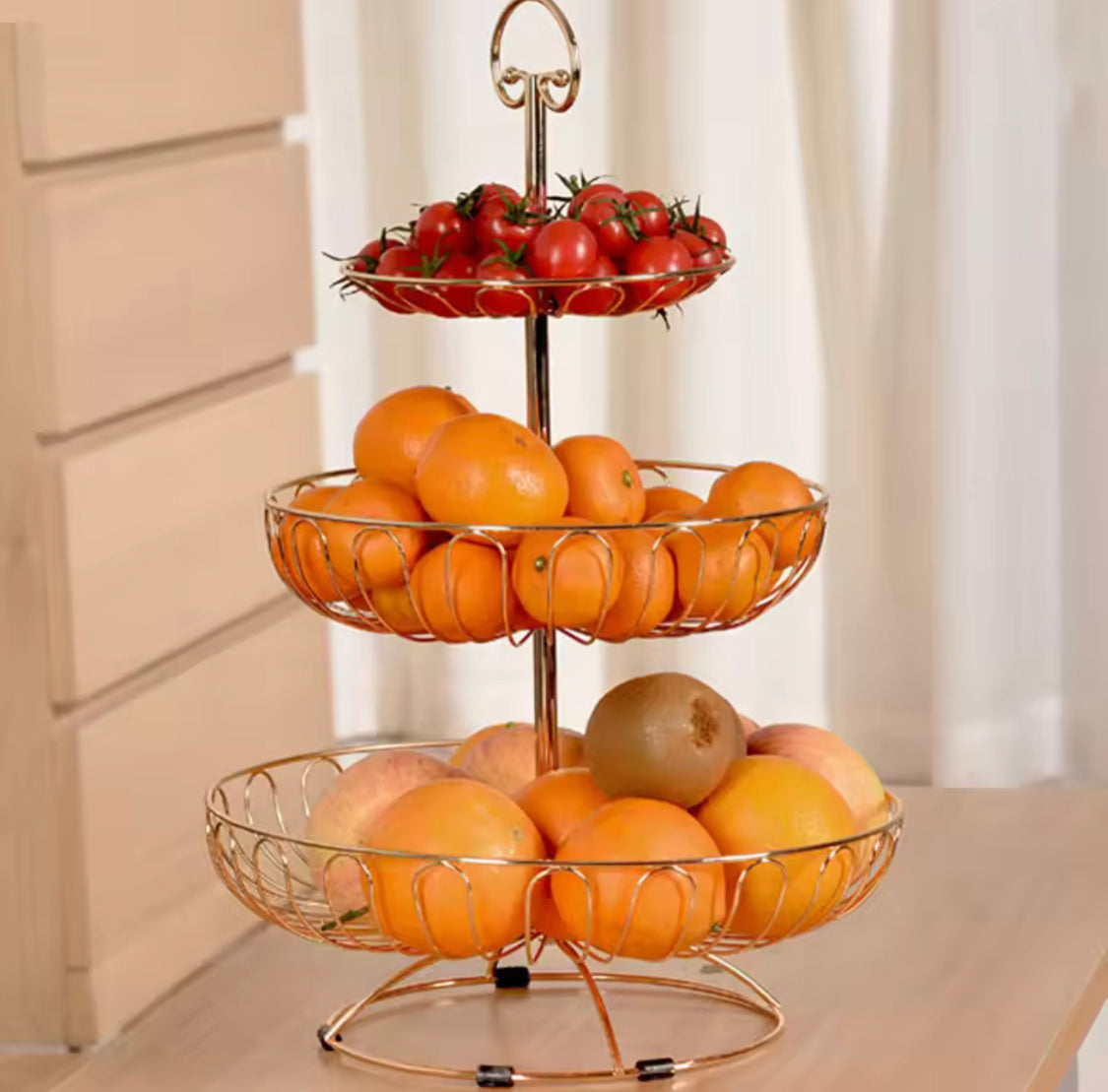 3 Layer Retro Style Fruit Tray