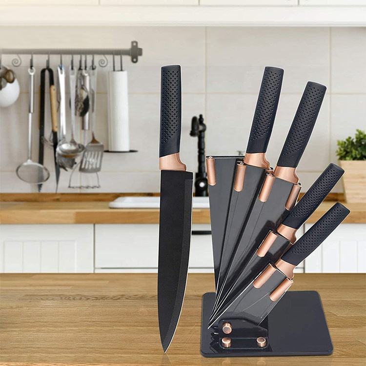 6Pcs Knife Set With Stand