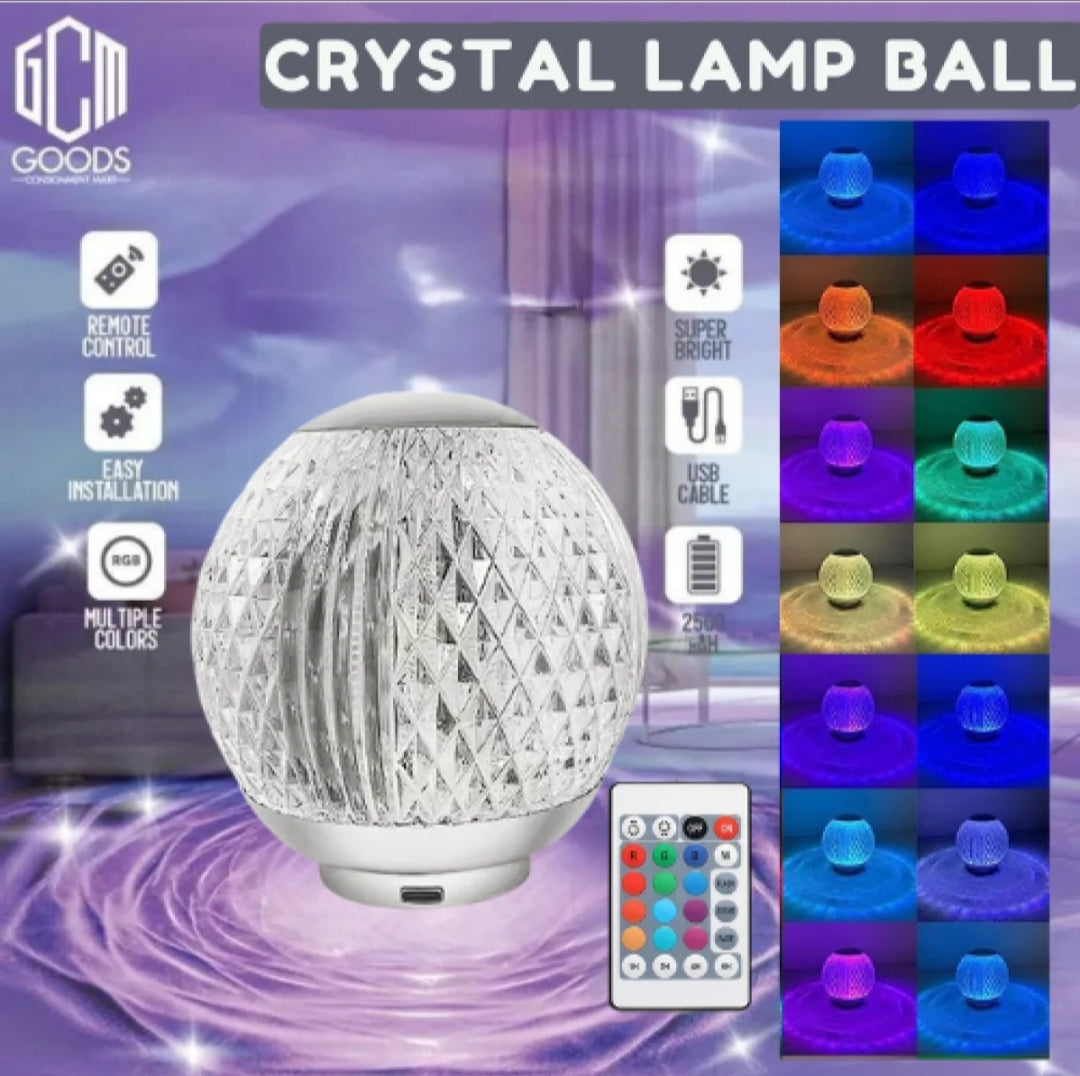 LED spherical table lamp Rechargeable