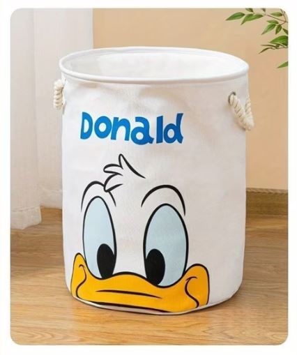 Disney Donald Duck Strawberry Bear Multi-Pattern Laundry Basket Household Foldable High-Value Laundry Basket Toy Basket