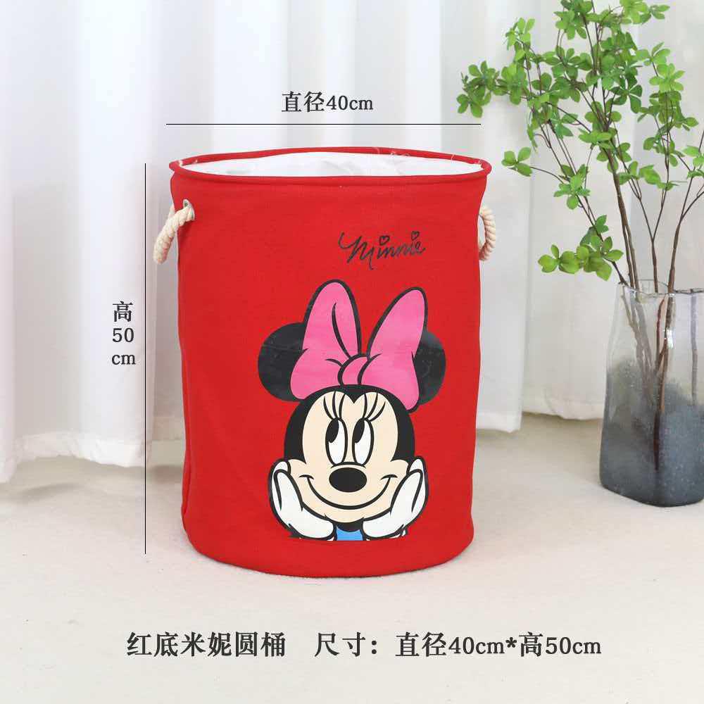 Disney Donald Duck Strawberry Bear Multi-Pattern Laundry Basket Household Foldable High-Value Laundry Basket Toy Basket
