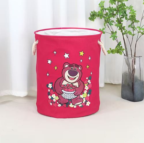 Disney Donald Duck Strawberry Bear Multi-Pattern Laundry Basket Household Foldable High-Value Laundry Basket Toy Basket