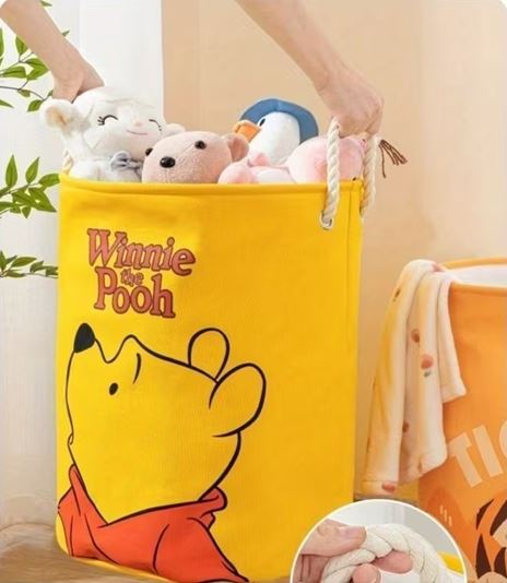 Disney Donald Duck Strawberry Bear Multi-Pattern Laundry Basket Household Foldable High-Value Laundry Basket Toy Basket