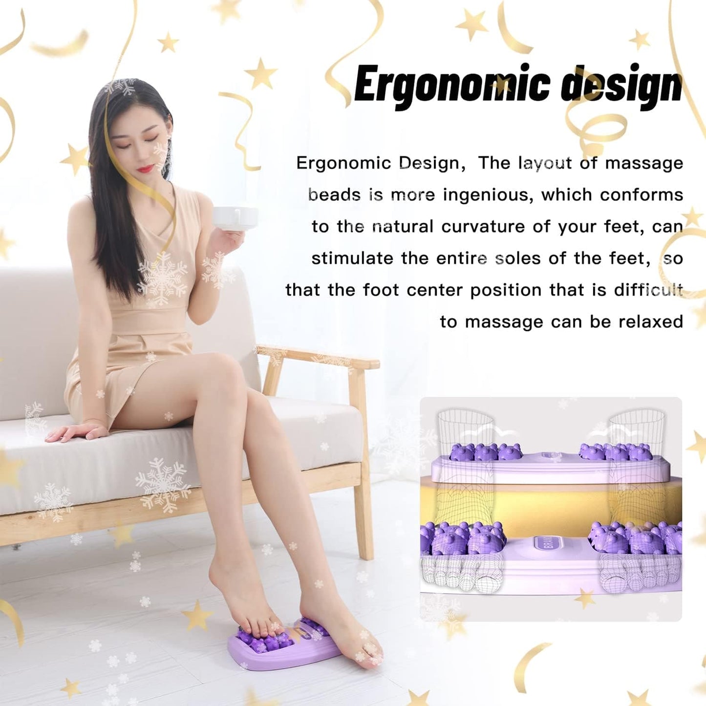 RelaxStep™ Pain Relief Foot Massager