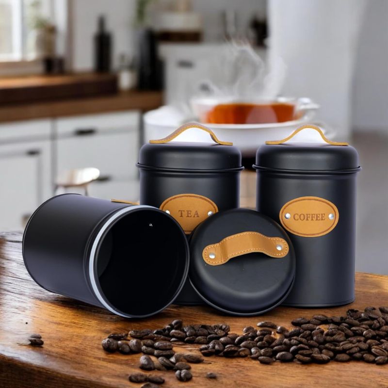 Metal Multipurpose Canister Food Storage Container (Set of 3)
