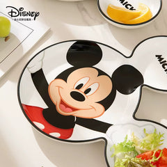 DISNEY Mickey Mouse Ceramic Two Ears Snack Plate