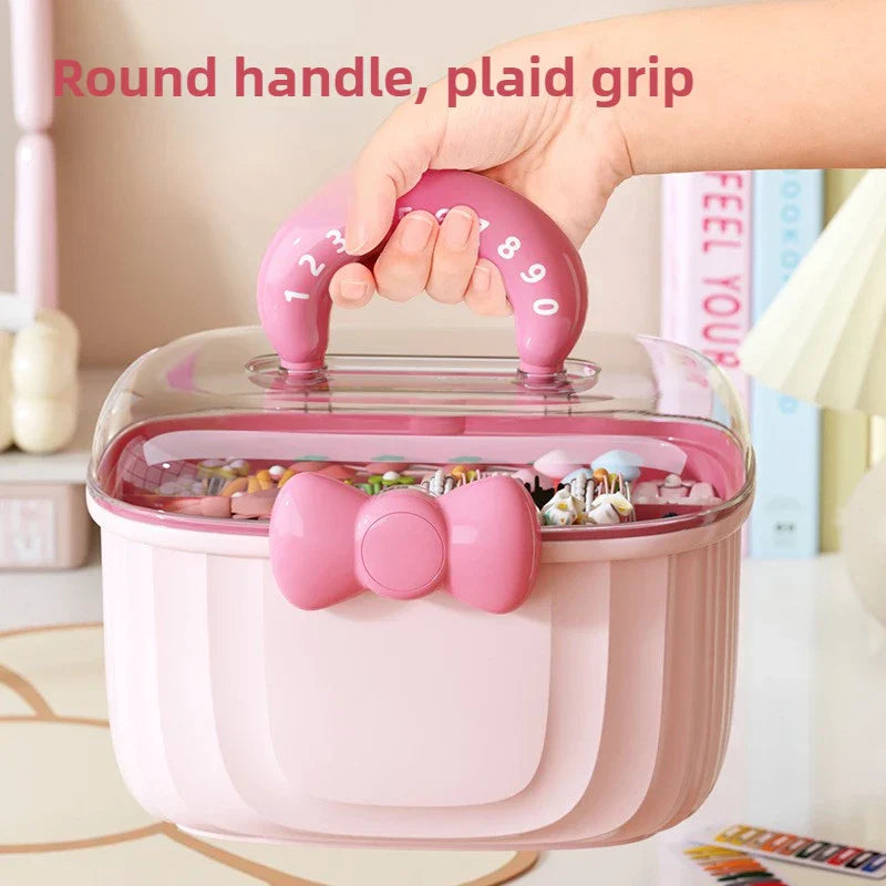Hair Accessories Storage Box – Portable Makeup Organizer