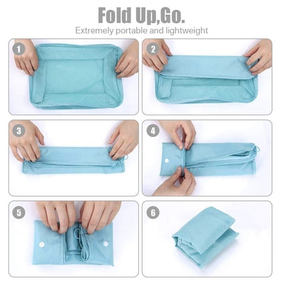 9pcs Set Packing Cubes for Travel Luggage Organizer with Laundry Bag or Toiletry Bag