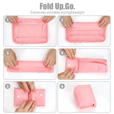 9pcs Set Packing Cubes for Travel Luggage Organizer with Laundry Bag or Toiletry Bag