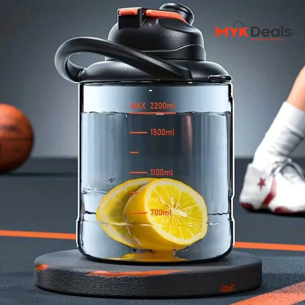 Big Belly Water Bottle, 2500ml Sports Fitness Water Bottle