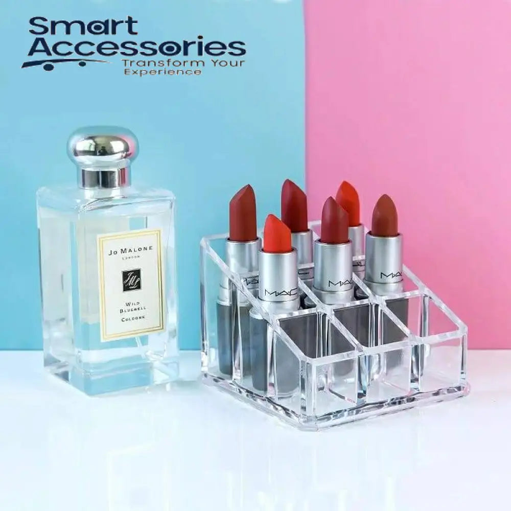 Acrylic 9 Grid Lipstick Organizer Home Accessories