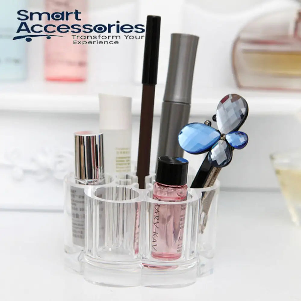 Acrylic Lipstick Organizer Flower Shape