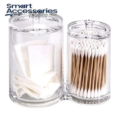 Acrylic Multifunctional Home Decor For Cotton Swabs Organizer And Balls Storage