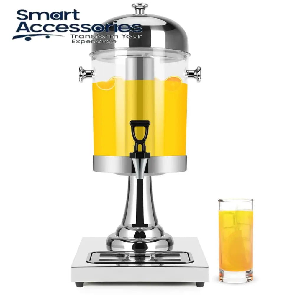 Acrylic & Steel Double Juice Dispenser