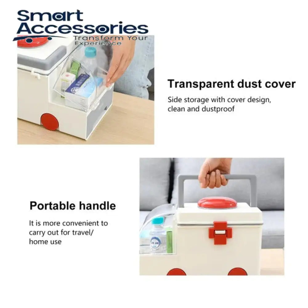 Ambulance Shape Portable Medicine Box