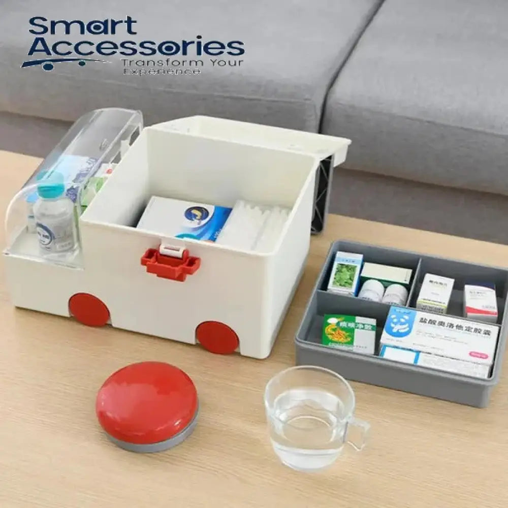 Ambulance Shape Portable Medicine Box