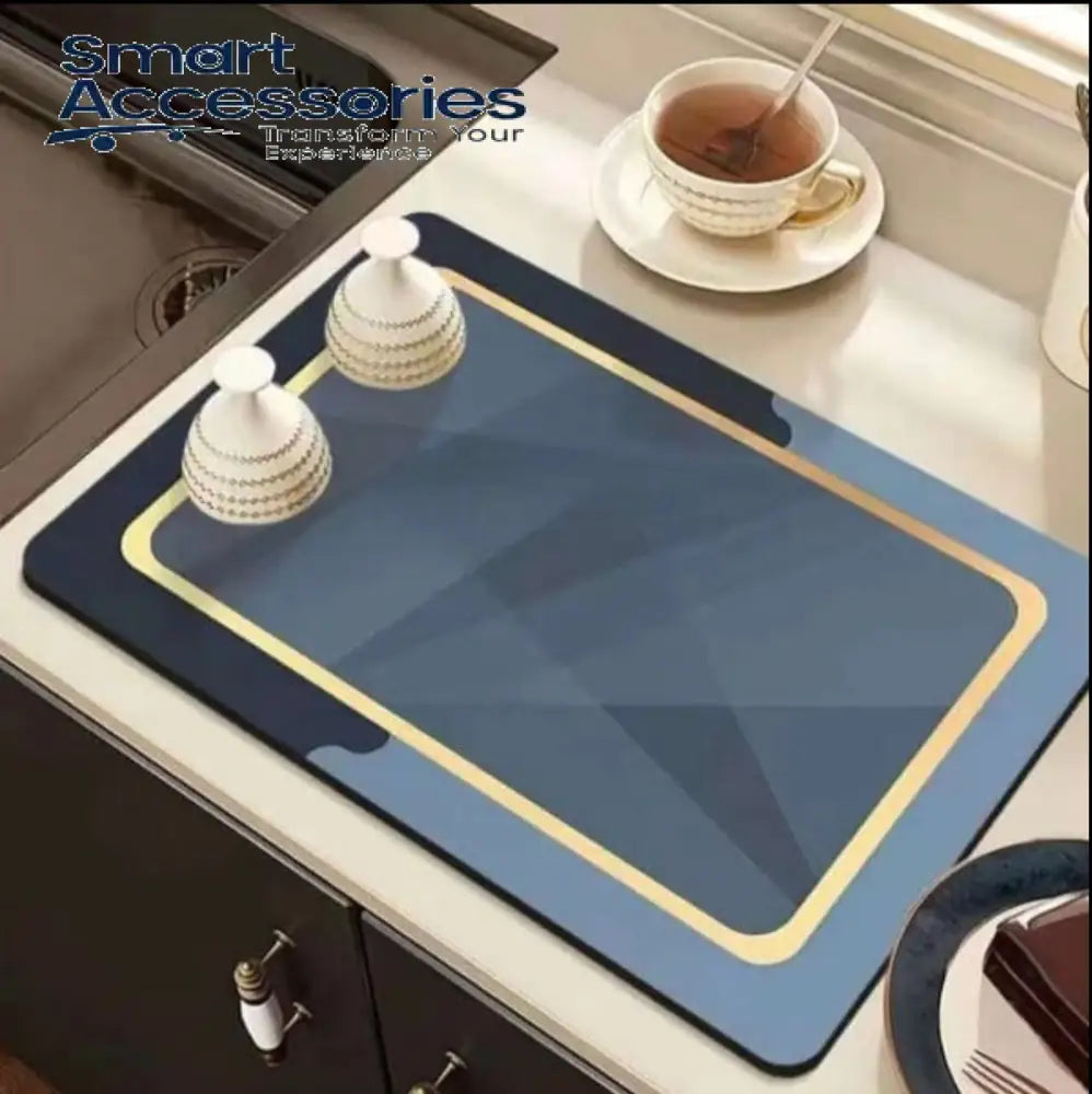 Anti Slip Dish Drying Mat Simple Mud Table Kitchen Countertop