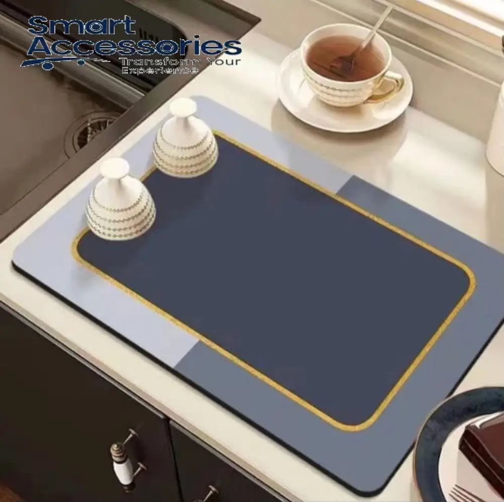 Anti Slip Dish Drying Mat Simple Mud Table Kitchen Countertop