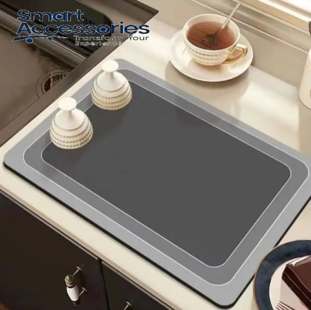 Anti Slip Dish Drying Mat Simple Mud Table Kitchen Countertop