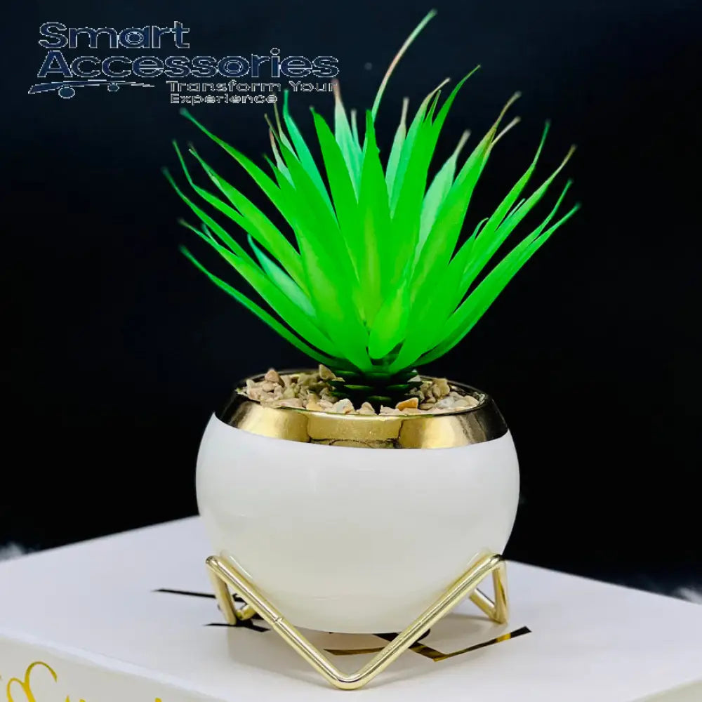 Artificial Cactus Plant Vase