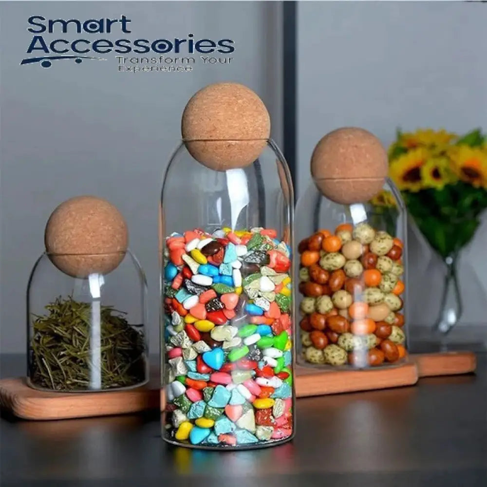 Ball Cork Glass Jar