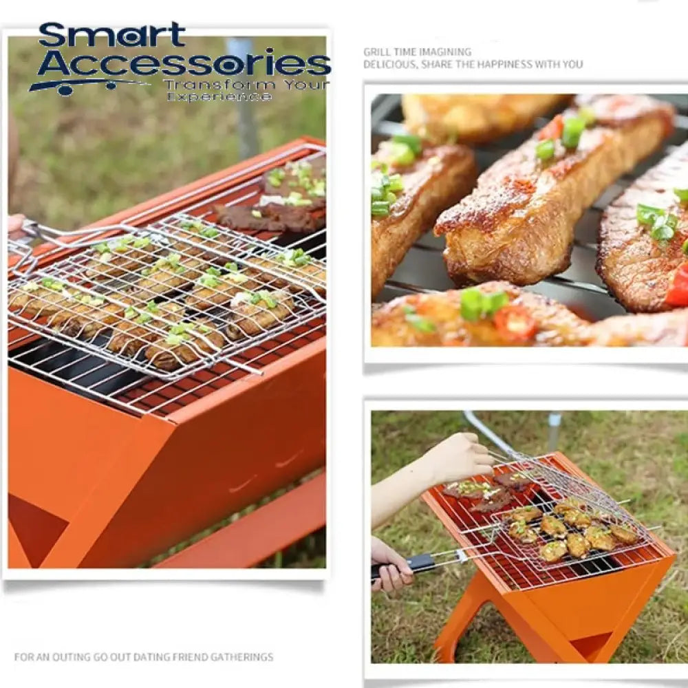 Bar B Q Stainless Steel Fish And Chicken Grill