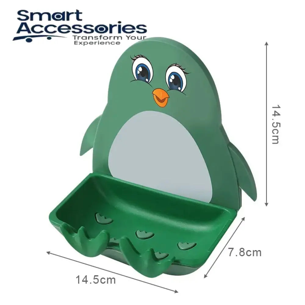 Bathroom Penguins Soap Box Decorative Organizer