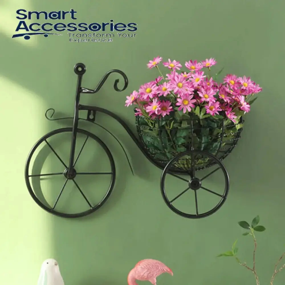 Bicycle Design Wall Basket For Home Decoration