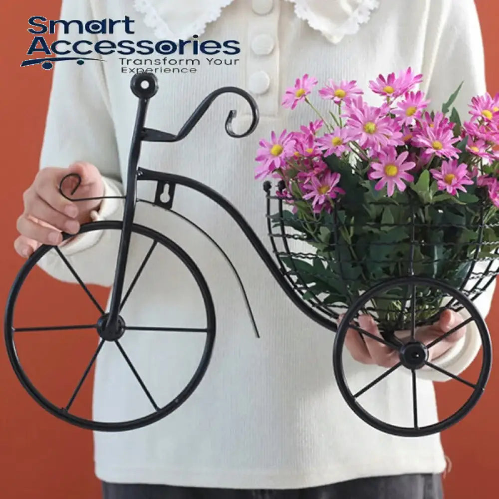 Bicycle Design Wall Basket For Home Decoration