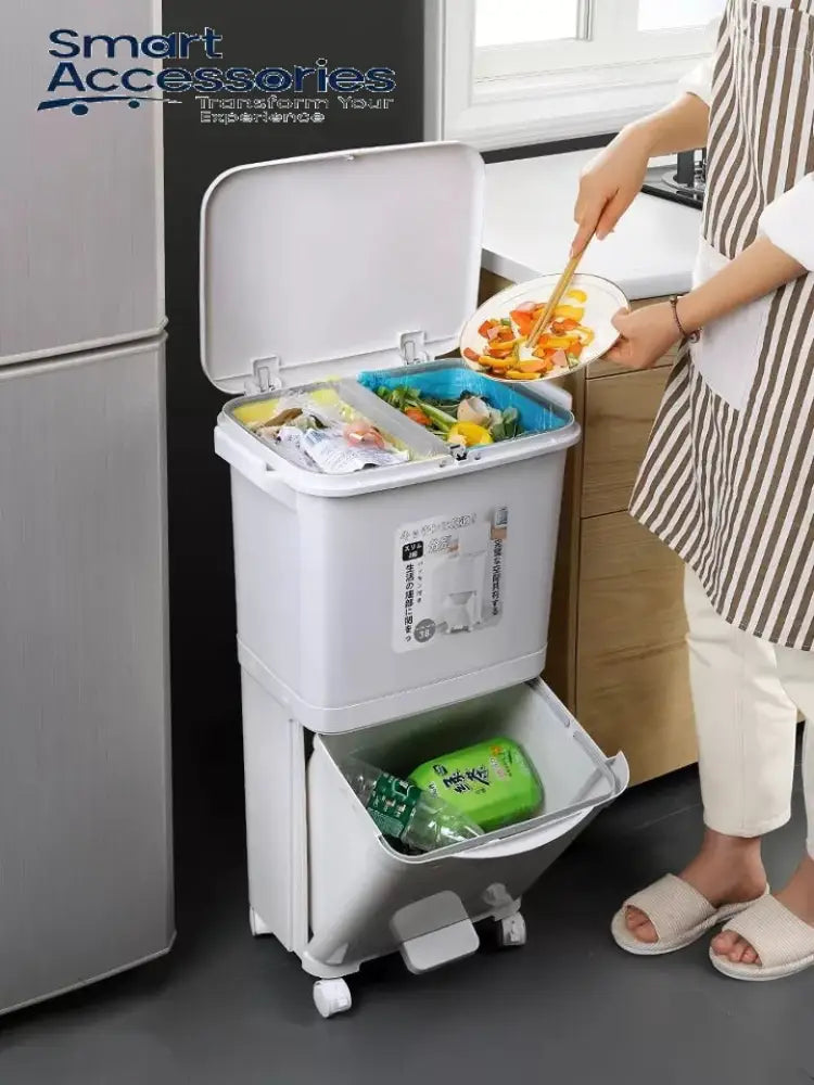 Big Kitchen Trash Trolley