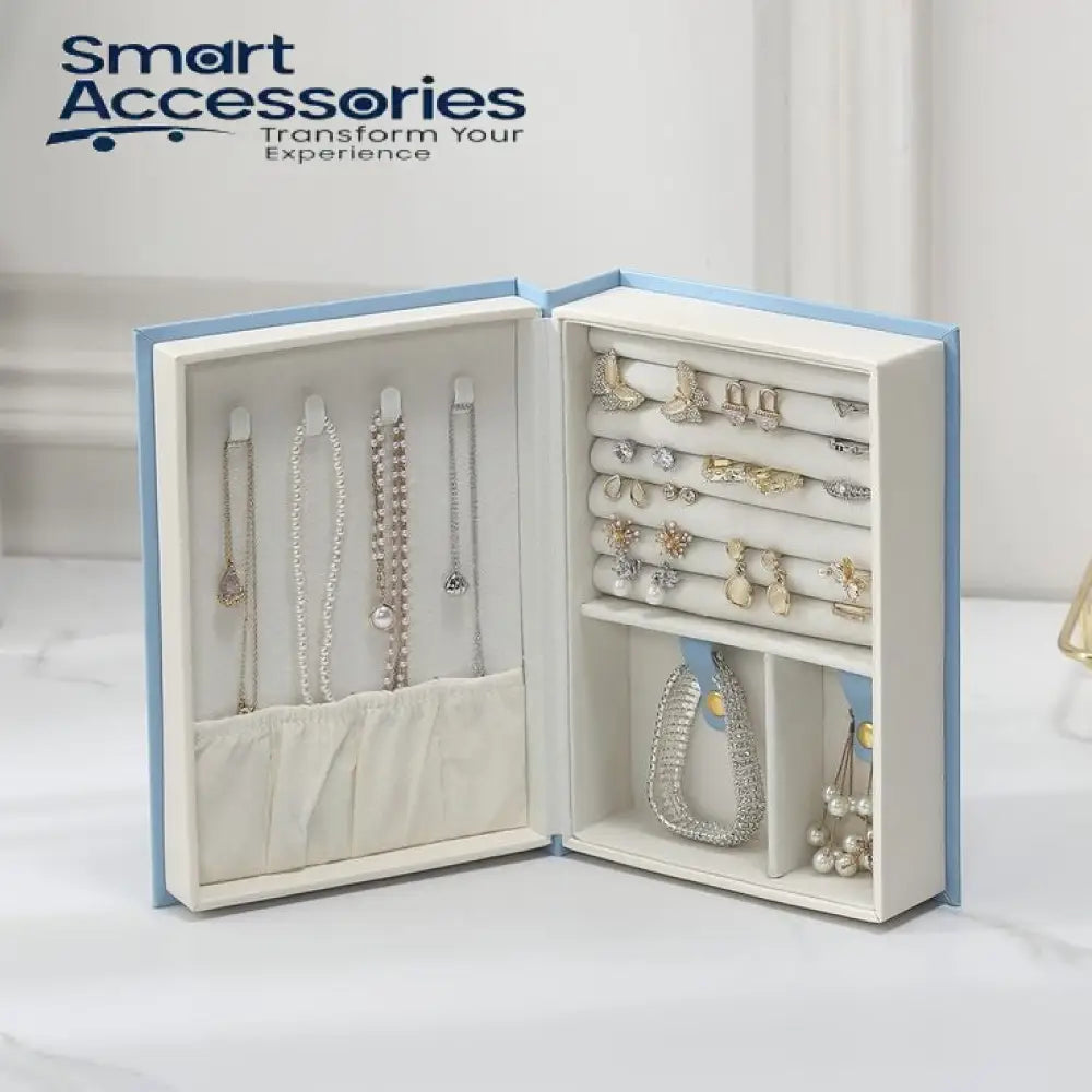 Book Shaped Jewellery Box With Magnetic Lock